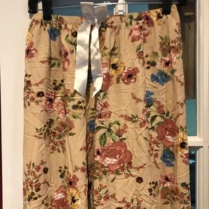 Shein flowery pants